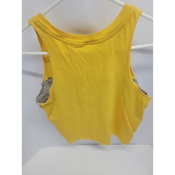 PINK victoria's Secret Tank Top Y2k Yellow Dog Sz‎ XS - Picture 9 of 11